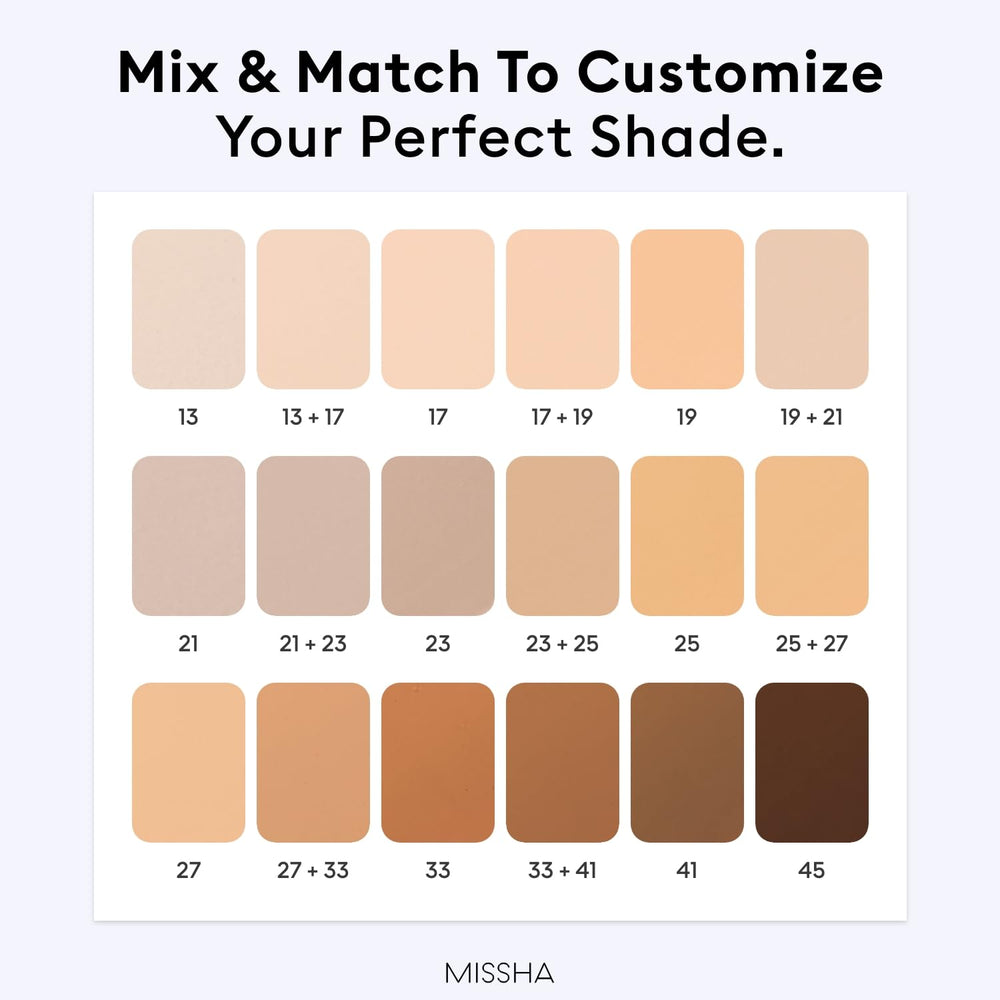 MISSHA M Perfect Cover Serum BB Cream aroma delicado de plantas para aplicación agradable.