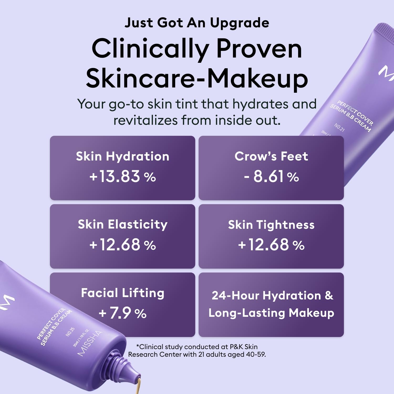 MISSHA M Perfect Cover Serum BB Cream cobertura ajustable para tu ritmo diario.