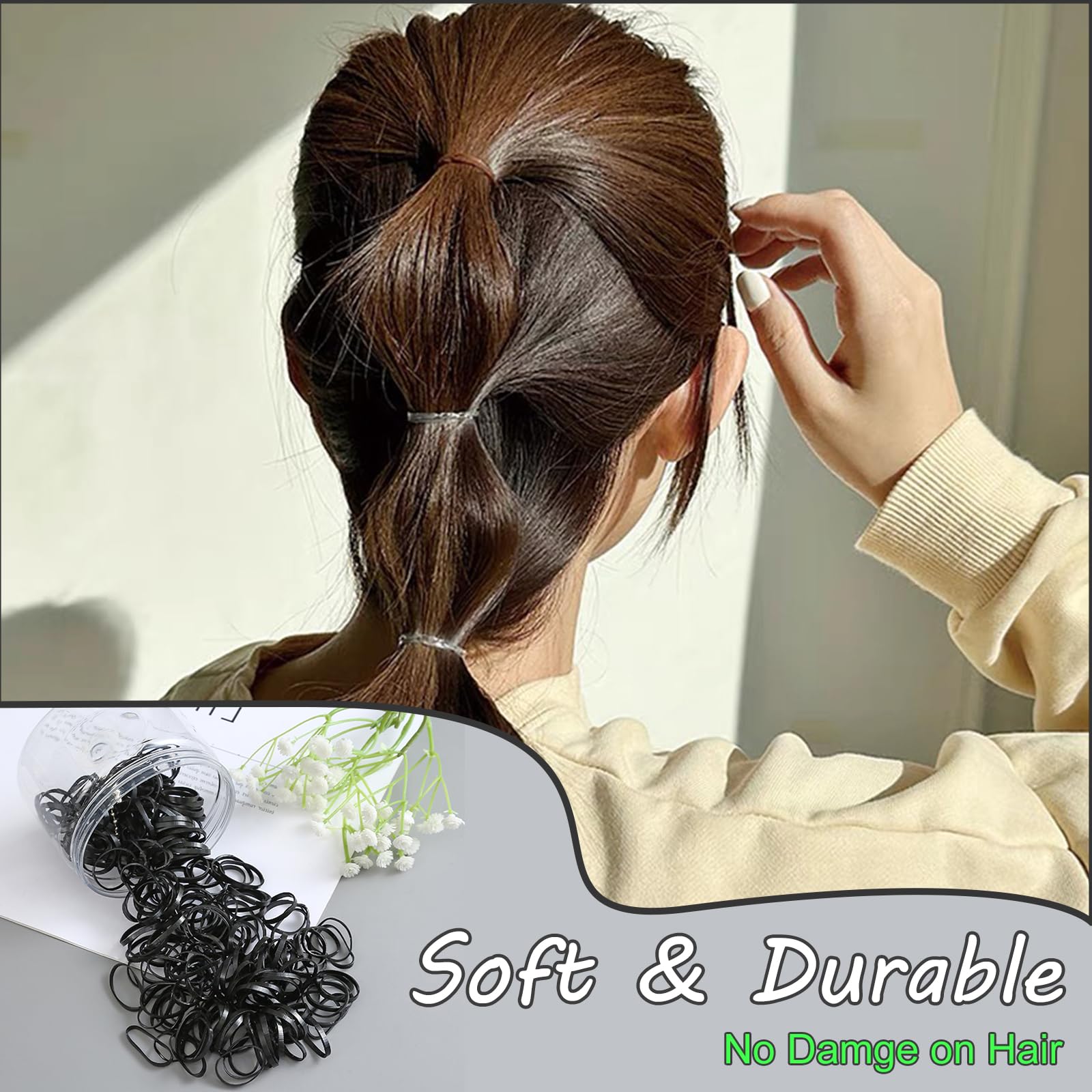 Missjojiay uso universal: adecuado para cabello corto, largo y rizado.