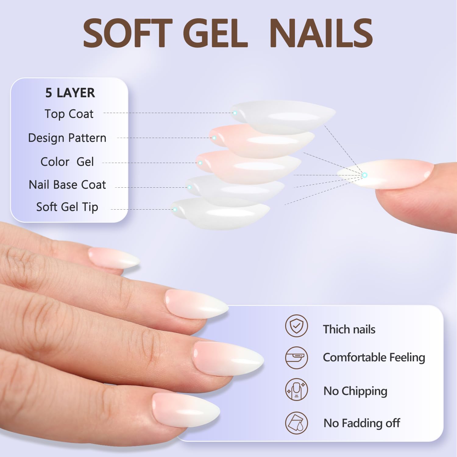 Misssix Gel protector de acabado mejora la durabilidad de las uñas