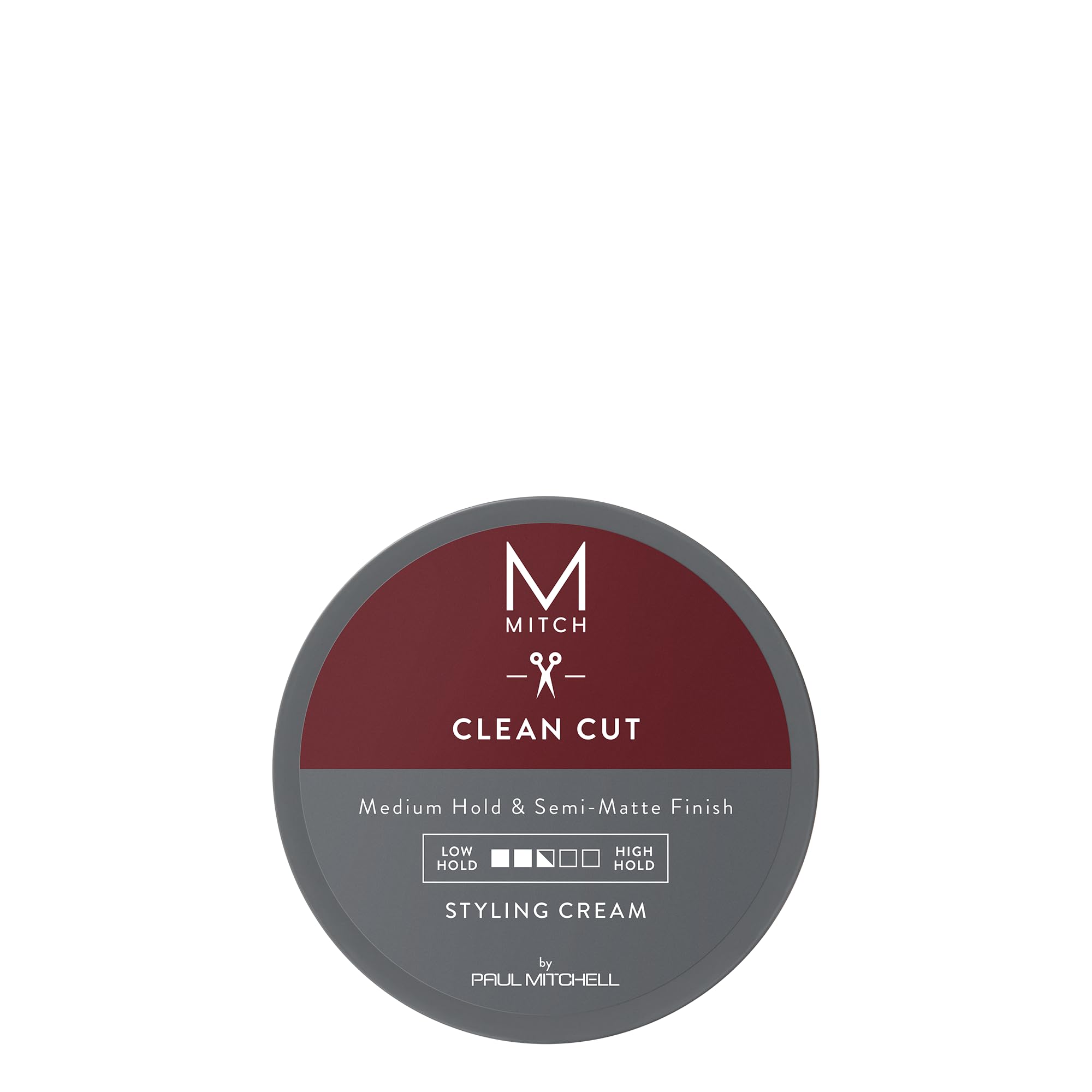 MITCH Clean Cut crema en envase PCR, ideal para cuidado sostenible diario.