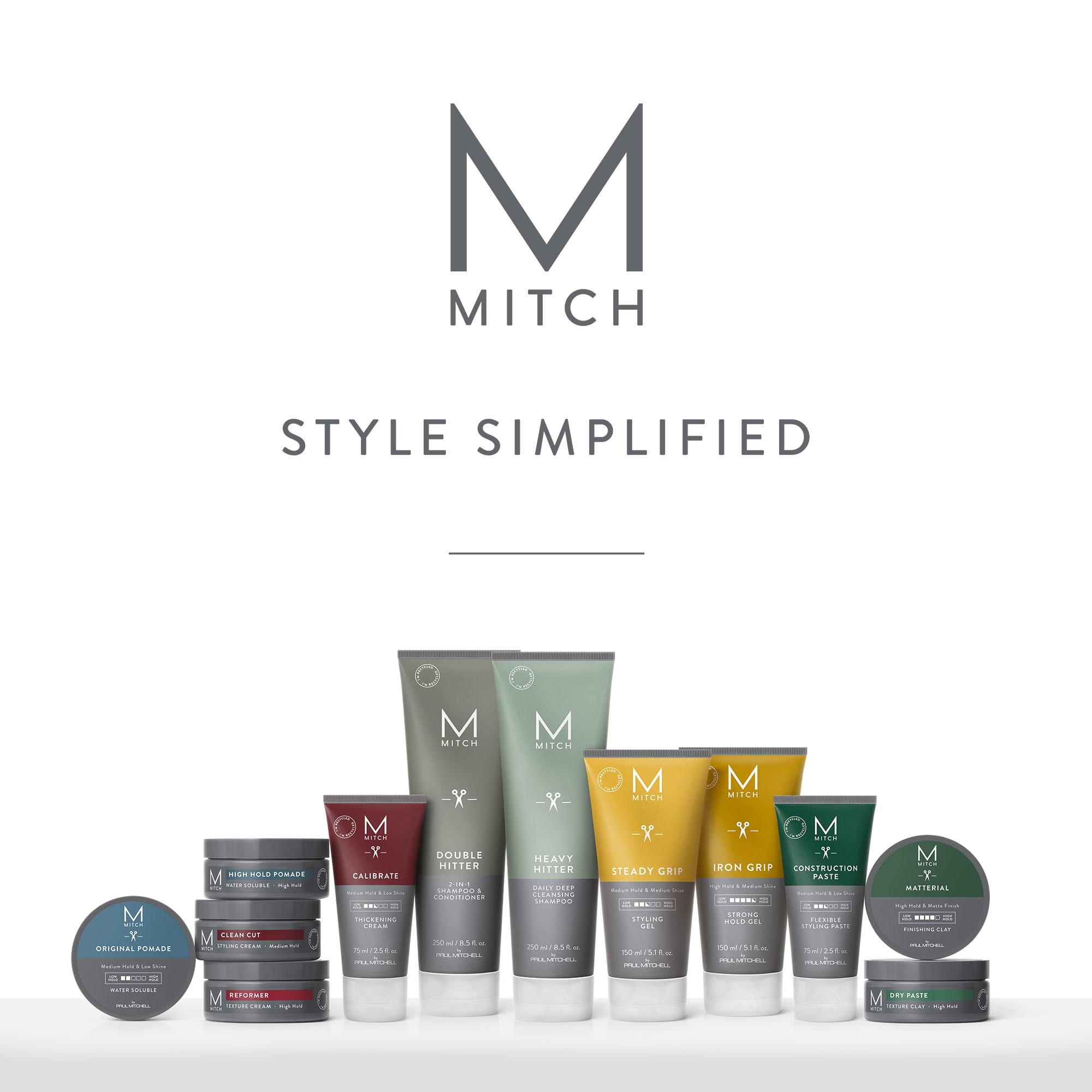 MITCH Clean Cut crema, fragancia cítrica y floral fresca.