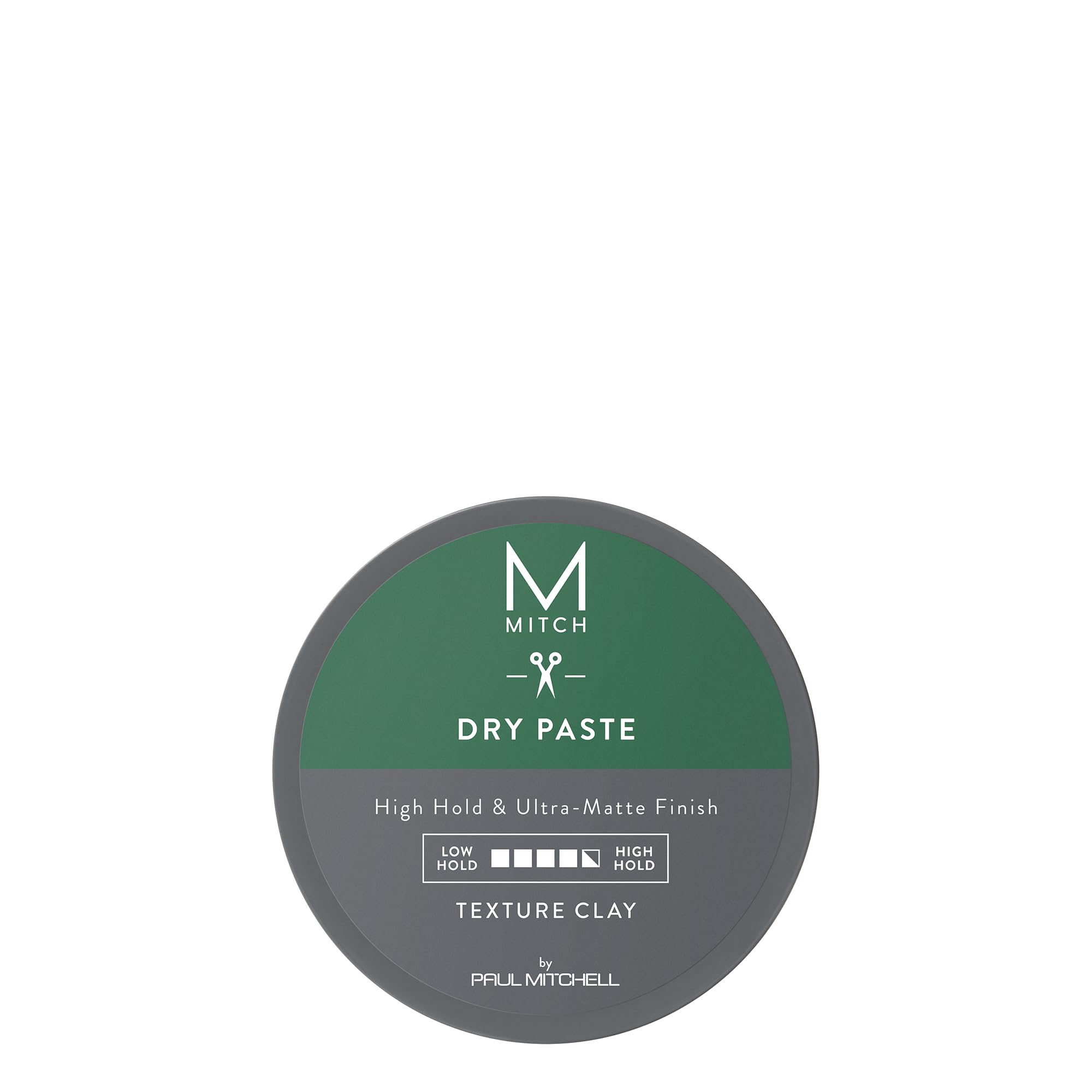 MITCH Pasta texturizante en arcilla, envase de 3 oz para peinado con acabado mate.