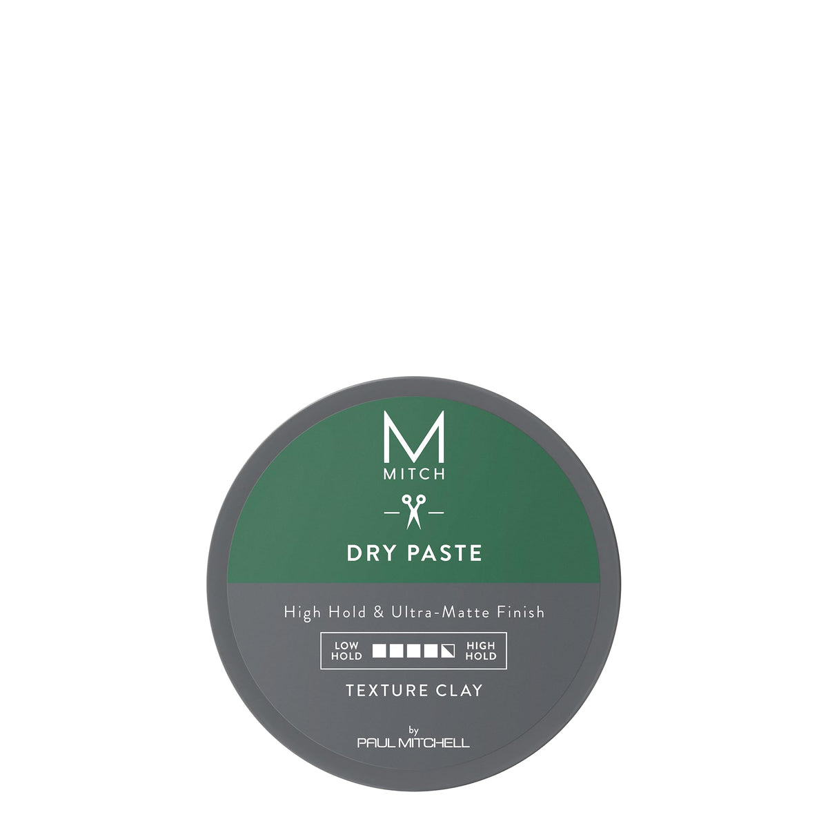 MITCH Pasta texturizante en arcilla, envase de 3 oz para peinado con acabado mate.