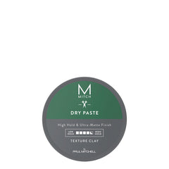MITCH Pasta texturizante en arcilla, envase de 3 oz para peinado con acabado mate.