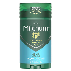 Desodorante Mitchum para hombres, barra invisible, protección de 48 horas.