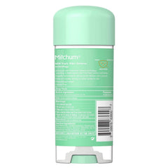 Mitchum Power Gel Powder Fresh para mujer, uso diario sin manchas en la ropa.