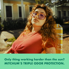 Mitchum Desodorante en Gel para Mujer aplicación transparente: se seca rápido sin manchas.