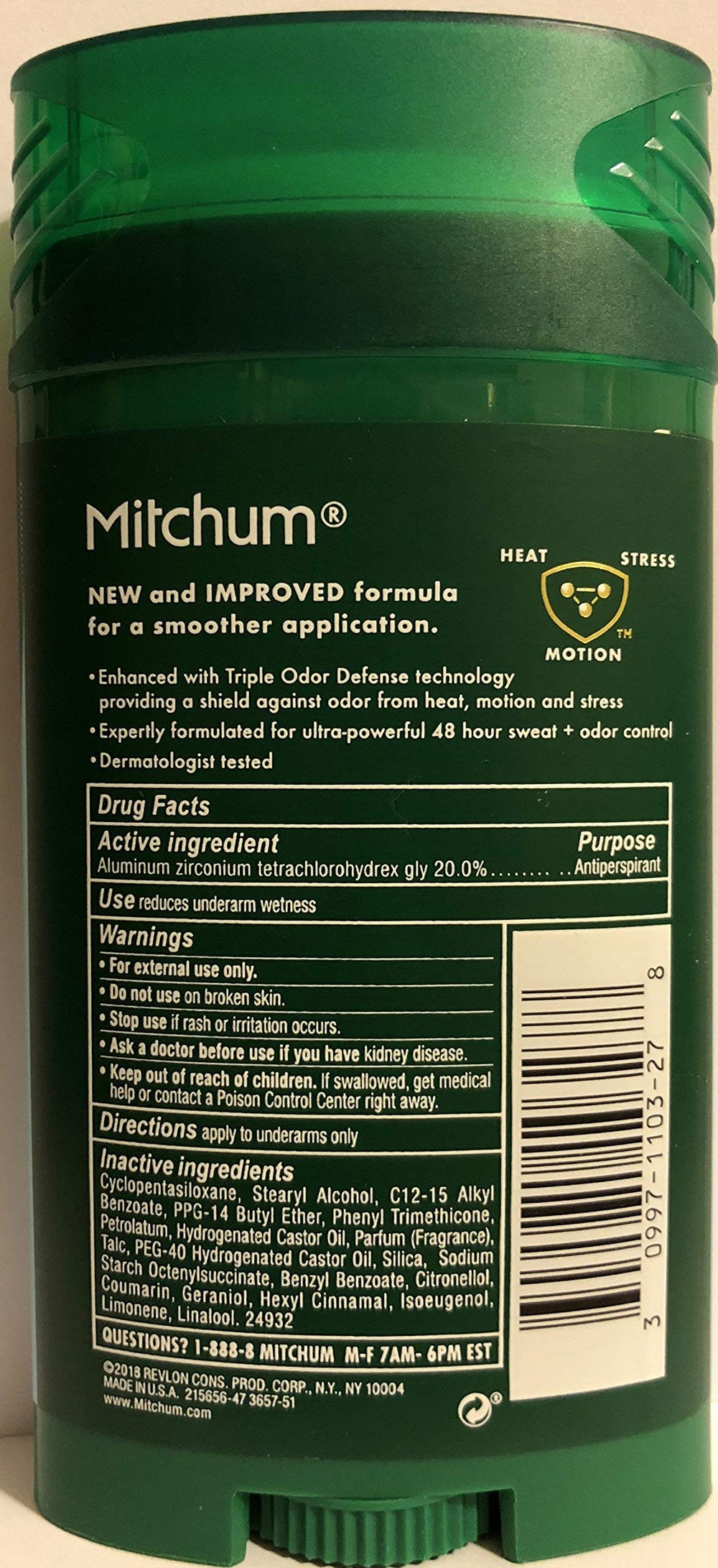 Paquete Mitchum de tres barras: opción conveniente para uso diario