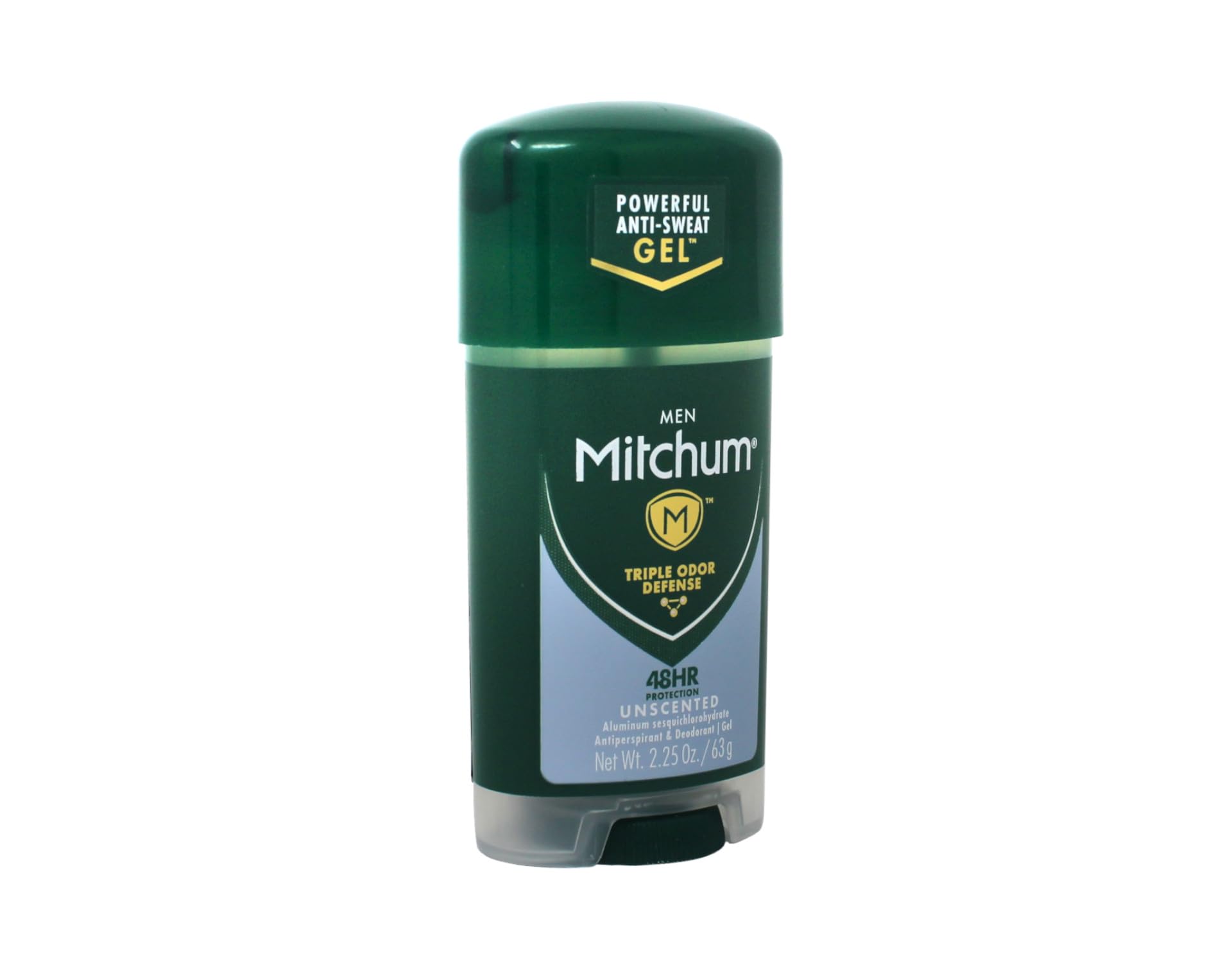Protección contra la humedad de Mitchum gel para hombre, sin perfume.