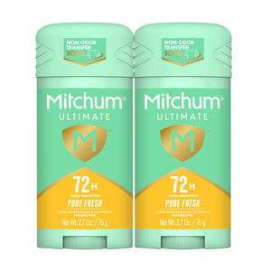 Mitchum Ultimate 72H: protección de olor con barra invisible para uso diario.