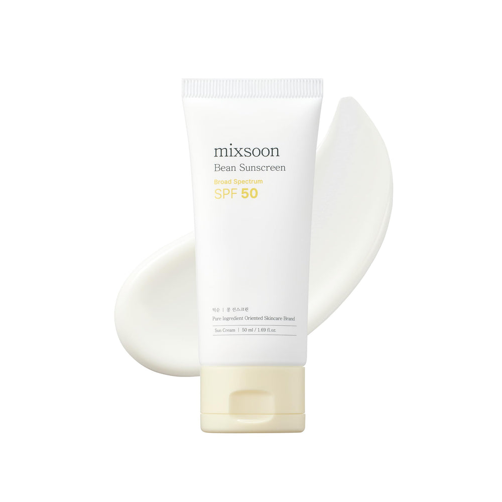 Mixsoon Bean Sunscreen, textura ligera al aplicar, ideal para uso diario