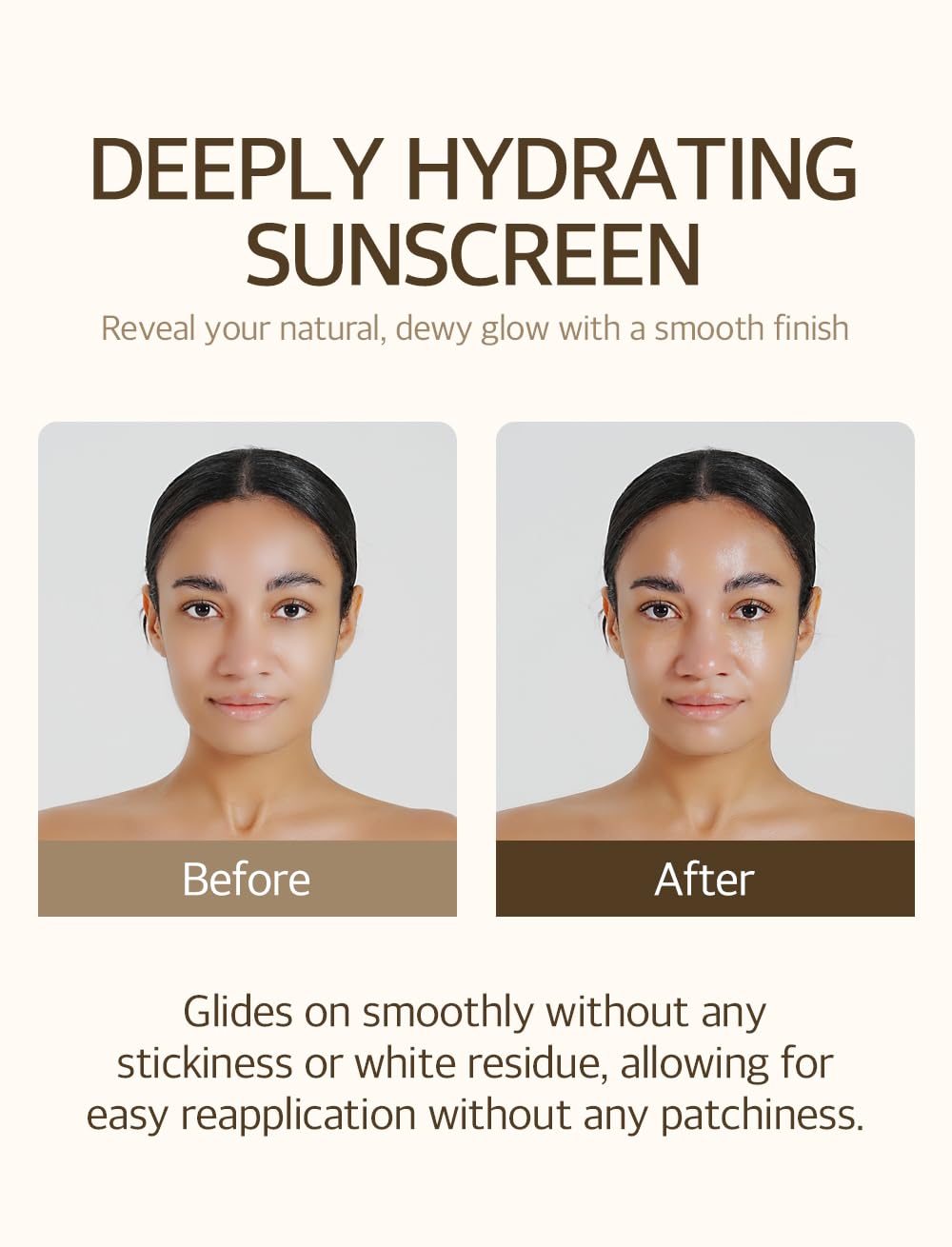 Mixsoon Bean Sunscreen, aplicación rápida en la mañana para rostro
