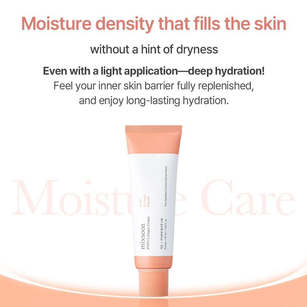 Aplicación suave de Mixsoon crema facial sensación fresca.