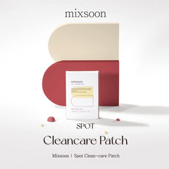 Parche mixsoon para acné invisible en el rostro, uso discreto.