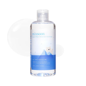 mixsoon serum agua glaciar en botella, hidratación profunda para la piel