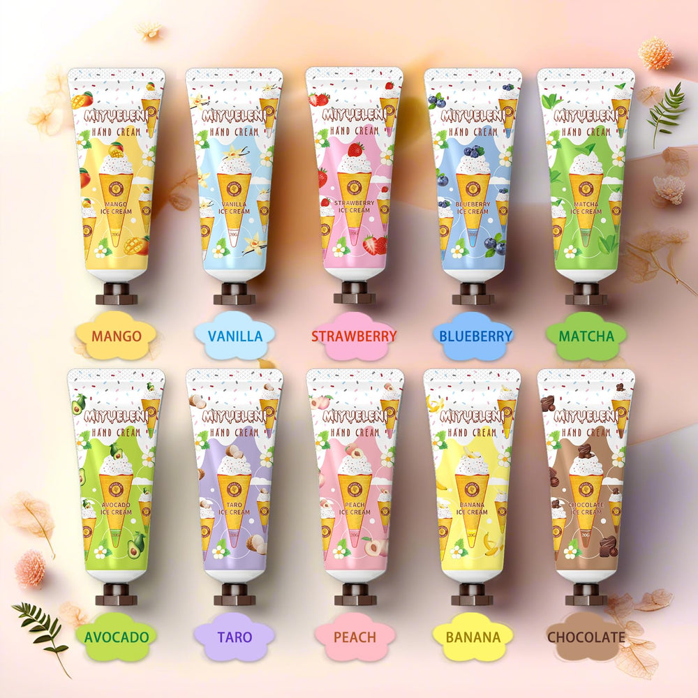 MIYUELENI crema de manos matcha, textura ligera y rápida absorción.