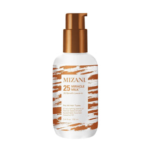 Mizani 25 Benefit Miracle Milk: atomizador ligero para hidratación rápida y peinado suave