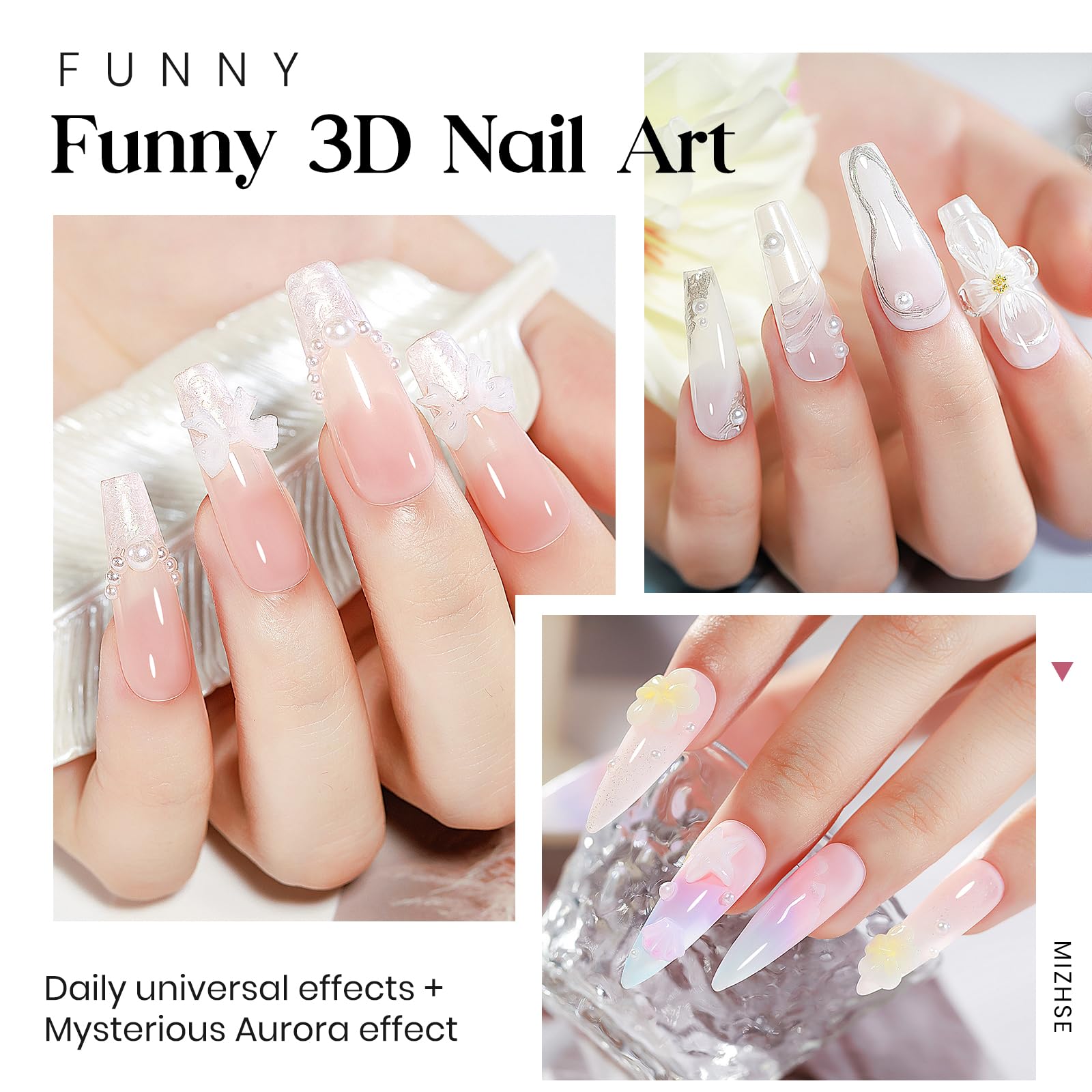 MIZHSE adhesivo para piedras y detalles en nail art.