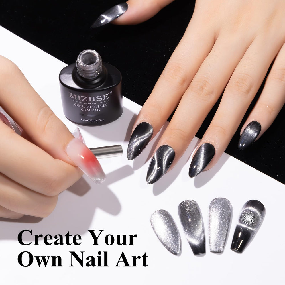 MIZHSE base y top coat para sellar el diseño