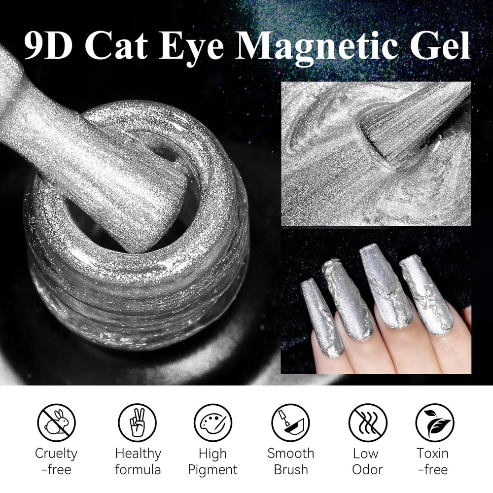 MIZHSE efecto galaxia holográfico en uñas para brillos cambiantes