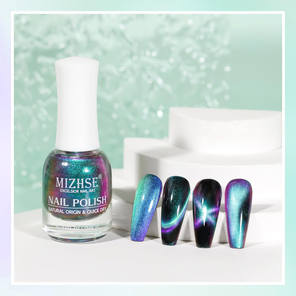 MIZHSE esmalte secado rápido en minutos, práctico para retoques.