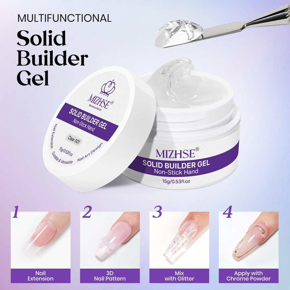 MIZHSE formas para uñas, 36 piezas para extensiones precisas.