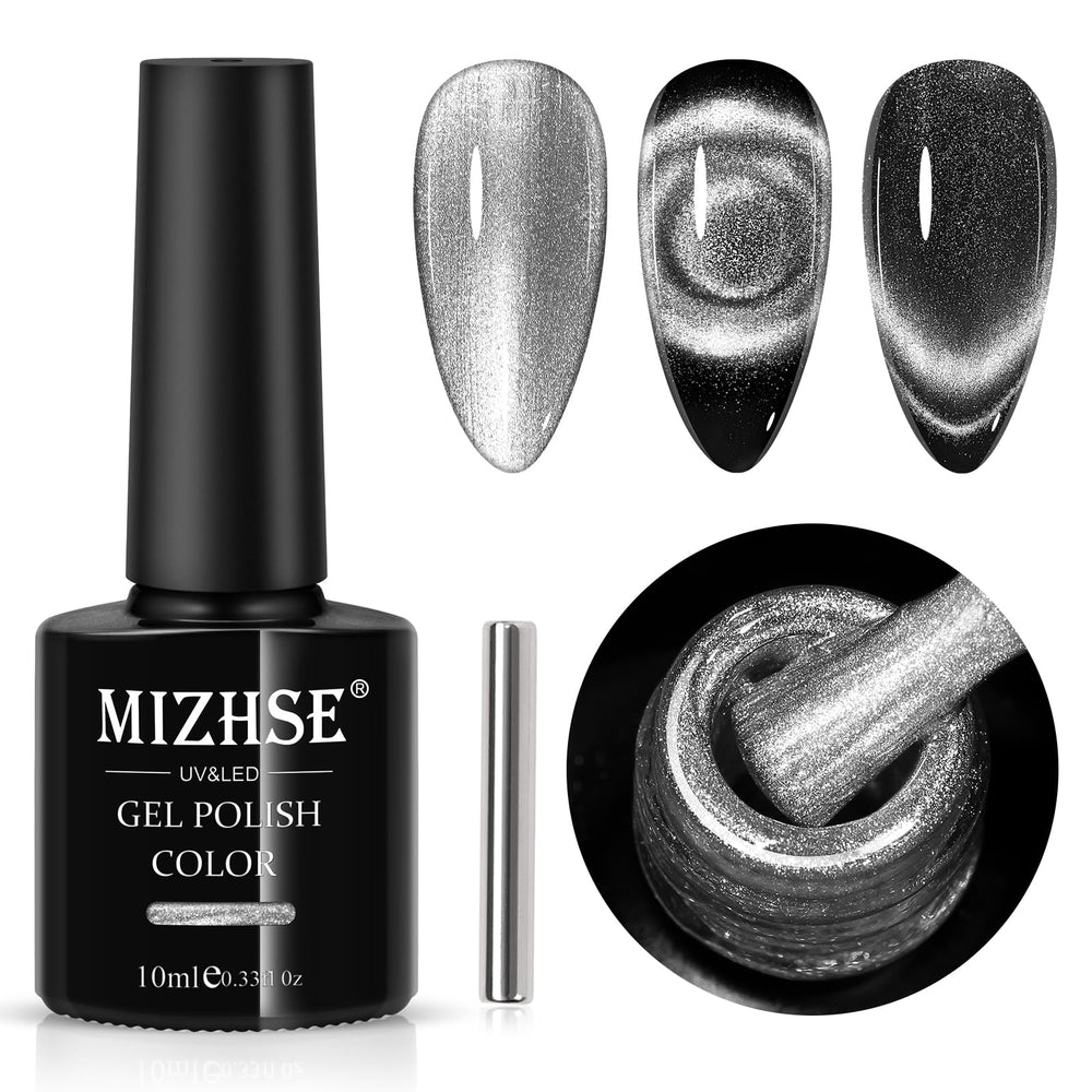 MIZHSE ojo de gato con imán para efecto 9D en uñas