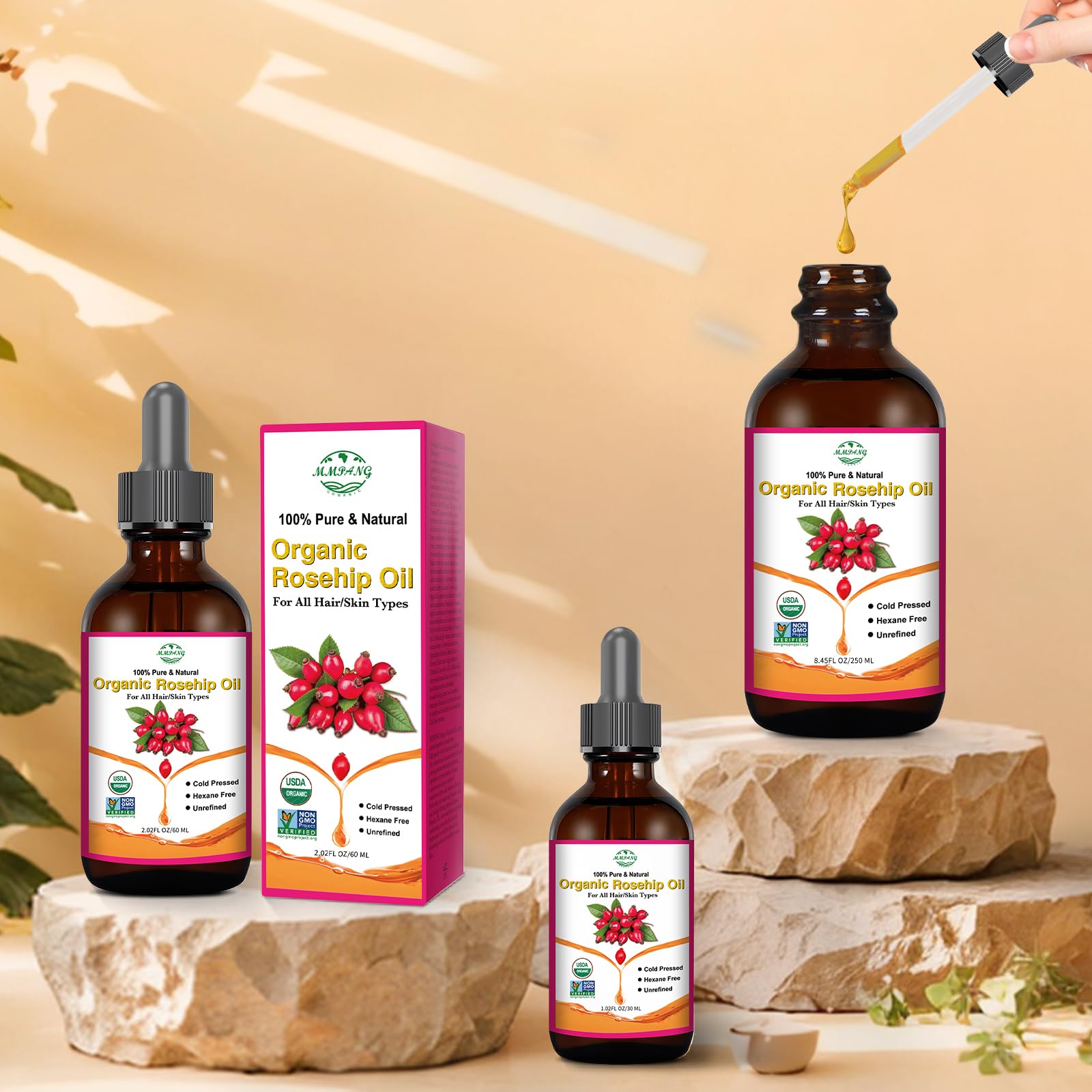 MMPANG Aceite para mezclar con otros productos de cuidado.