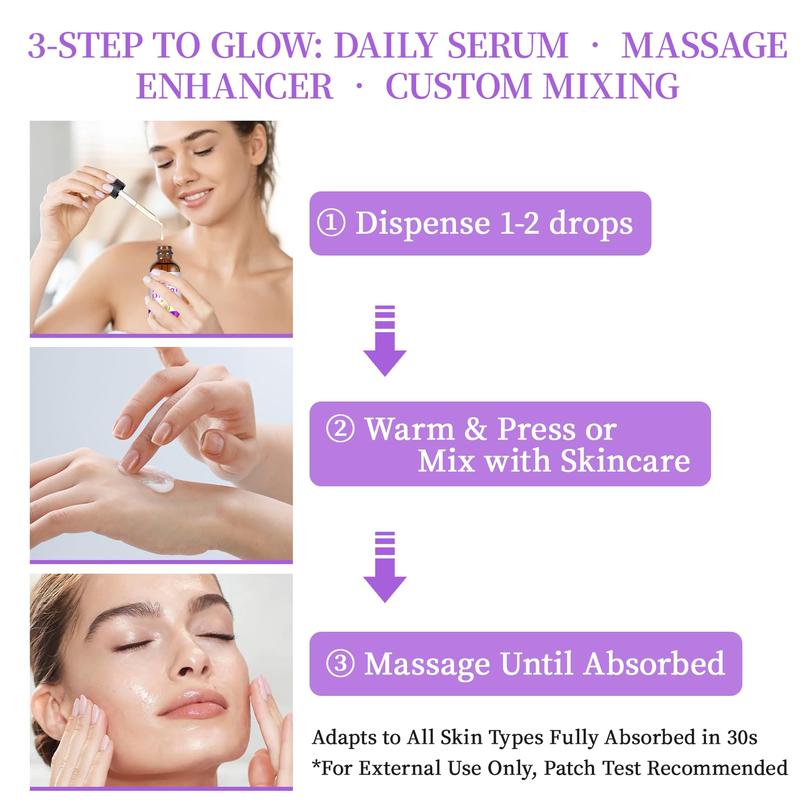 MMPANG Aceite Facial Orgánico: uso diario para rostro suave y nutrido.