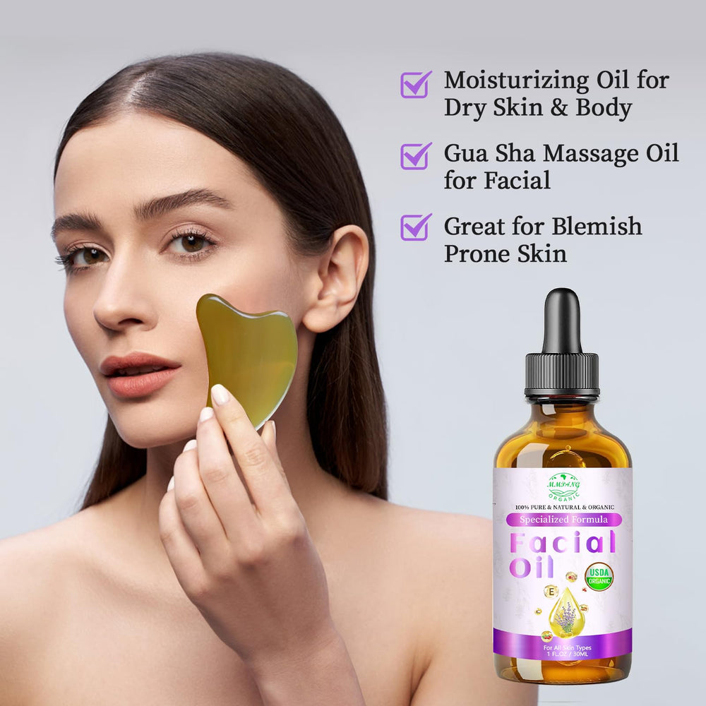 MMPANG Aceite Facial Orgánico: ingredientes 100% vegetales, sin químicos agresivos.