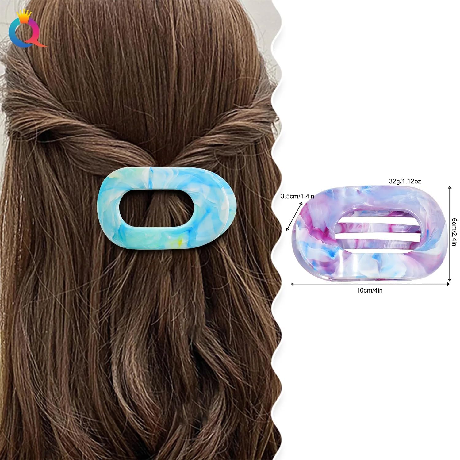 Mobacfy clip de perfil plano para estilos diarios discretos.