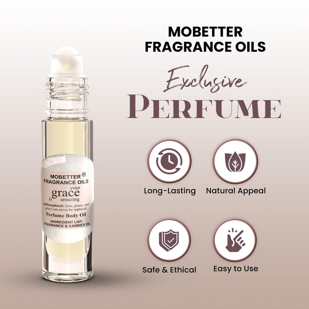 MOBETTER Grace increíble, aceite puro sin alcohol para piel suave.