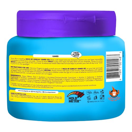 Aplicación suave con la mano de Moco de Gorila Gamer en cabello