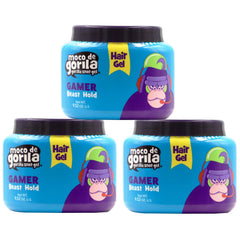 Moco de Gorila Gamer gel en tarro con fijación duradera para peinados