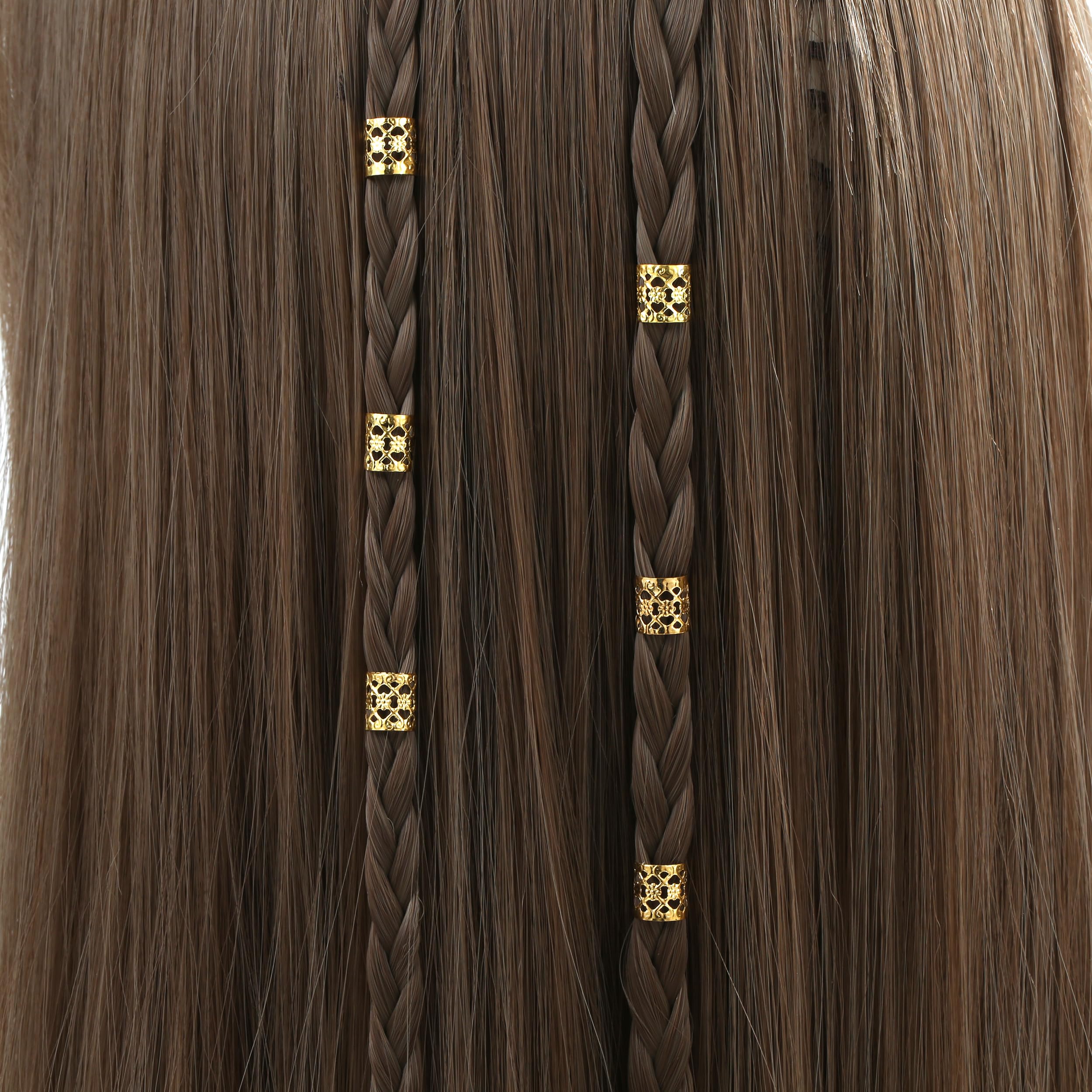 MODASER corona plateada para trenzas, estilo moderno y seguro