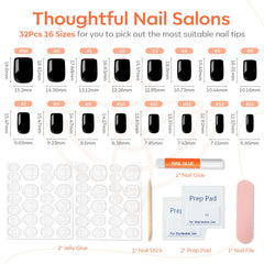 Material ABS duradero y seguro: uñas reutilizables para múltiples combinaciones.