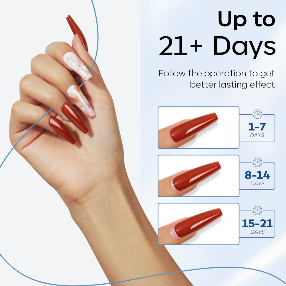 Modelones adhesivo para uñas artificiales asegura fijación
