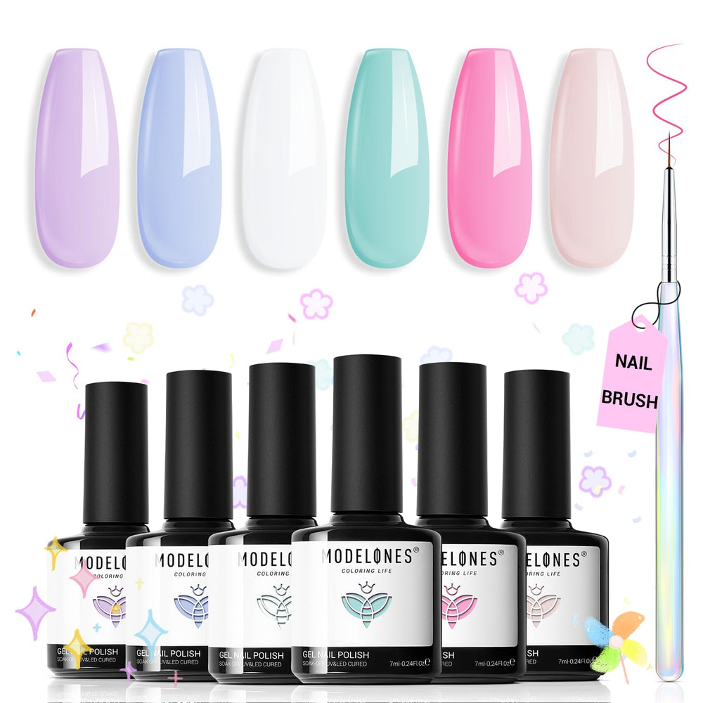 Modelones caja-kit de esmaltes para manicura en casa
