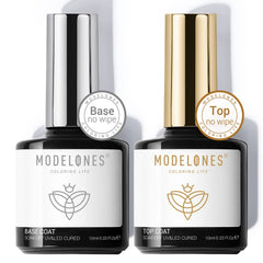 Modelones capa-base: base para uñas que favorece la adherencia y prepara la superficie.