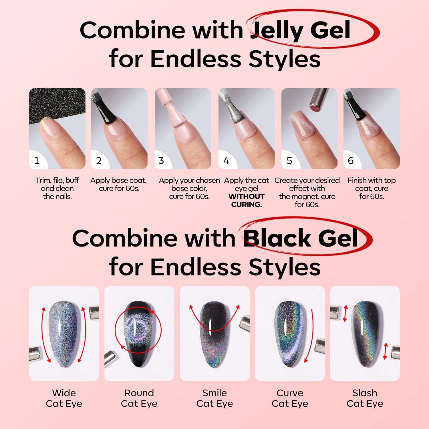 Modelones envase 15ml listo para usar en manicura.