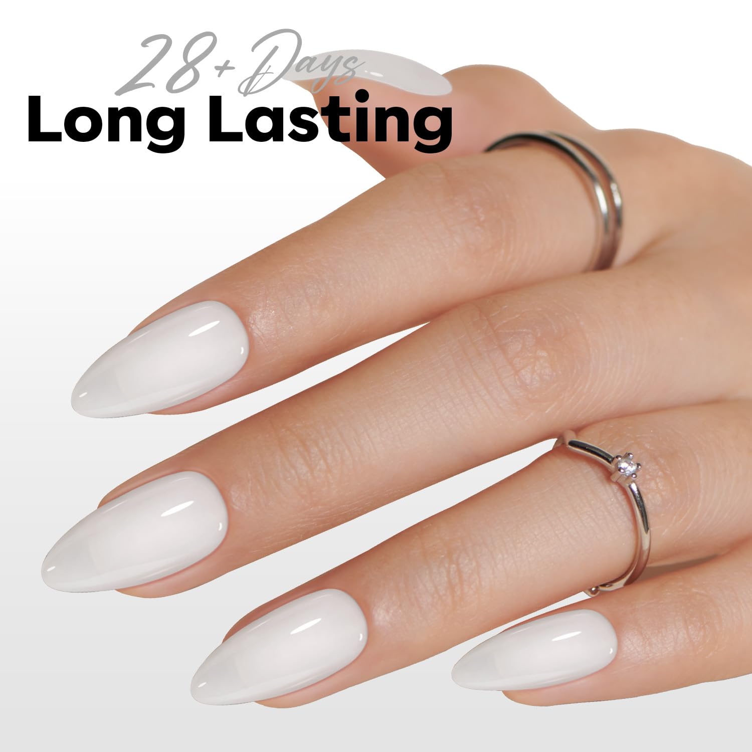 Modelones gel blanco lechoso, ideal como regalo para amantes de las uñas