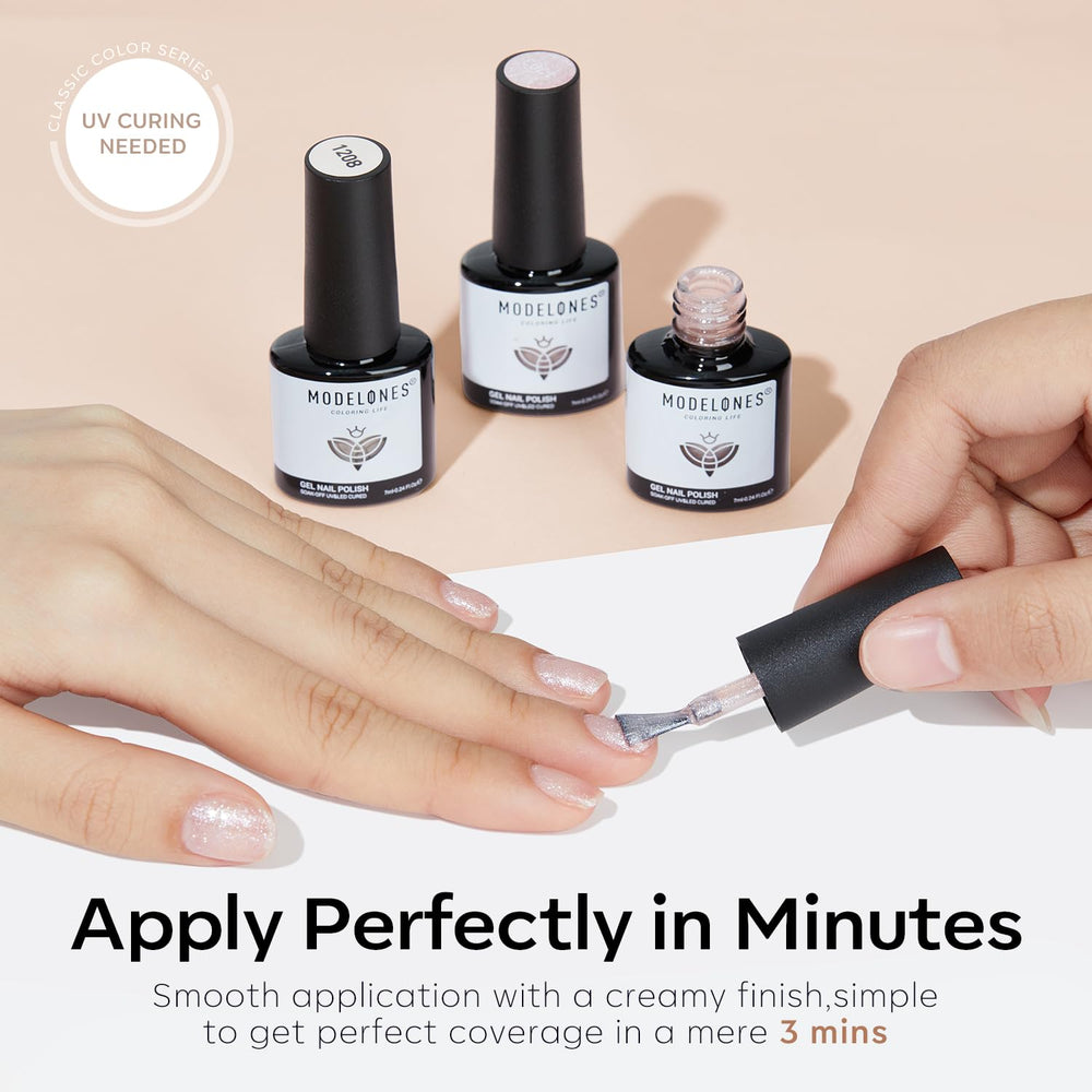 Modelones Gel Nude Kit DIY: perfecto para manicura casera