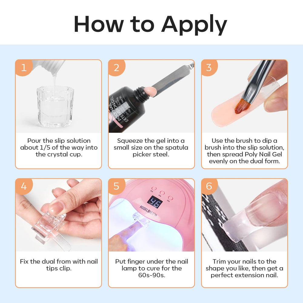 Modelones formas uñas ABS duraderas y reutilizables para diseños prolijos.