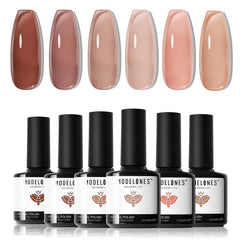 Modelones gel de uñas, paleta de colores para uñas modernas.