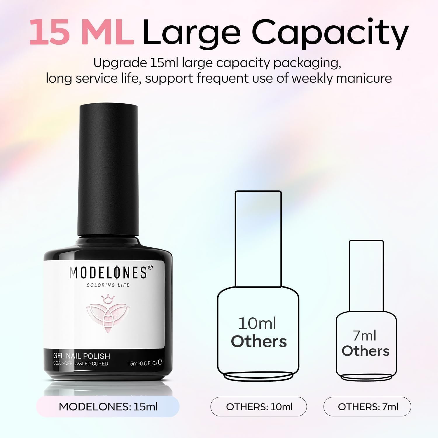 regalo perfecto para amantes del arte en uñas con modelones glitter gel nail polish