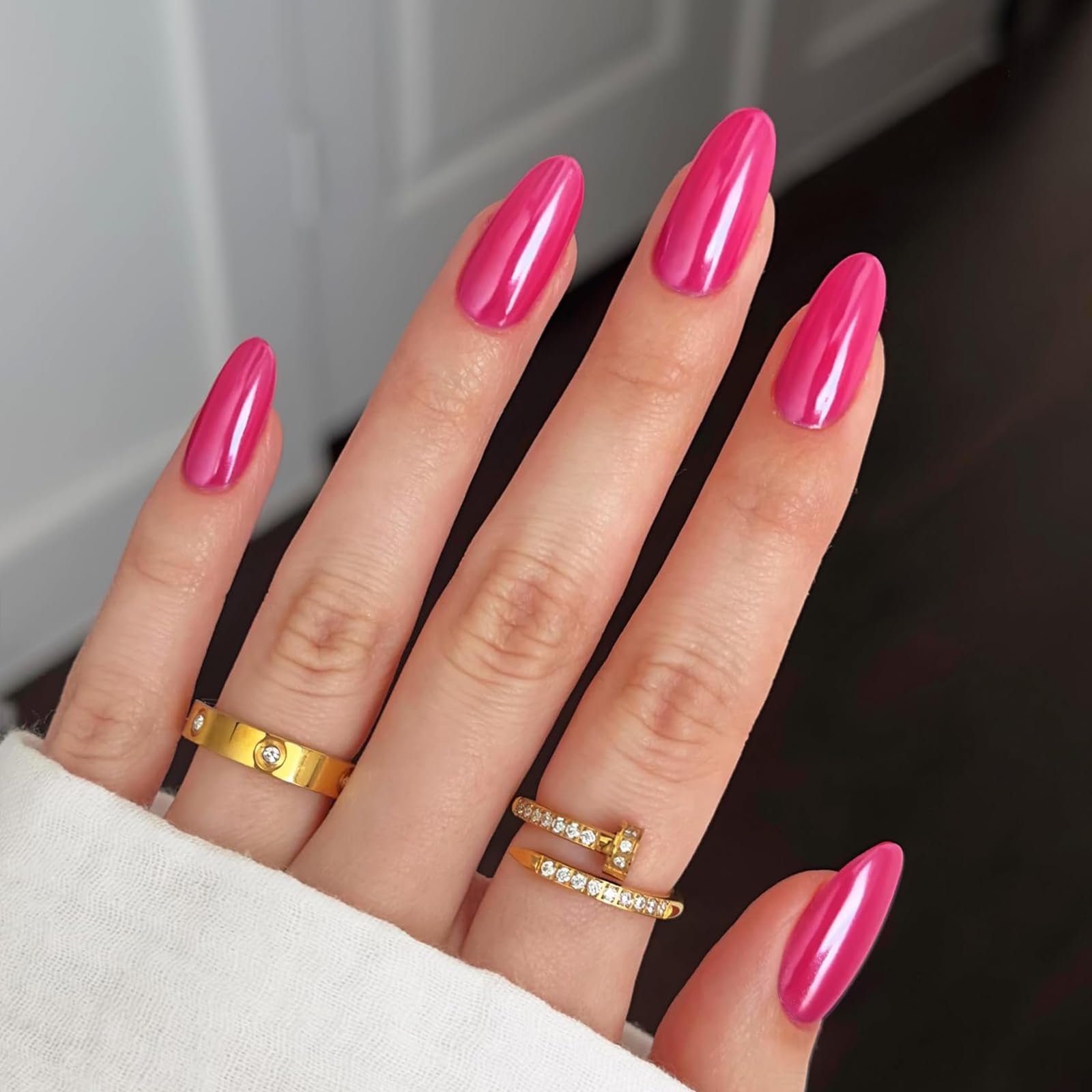 Modelones kit uñas postizas 32 piezas, ajuste rápido para cada dedo.