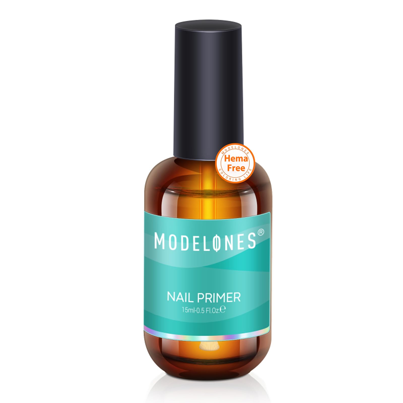 Primer de uñas MODELONES, botella de 15 ml, mejora la adhesión sin ácido para uñas de gel.