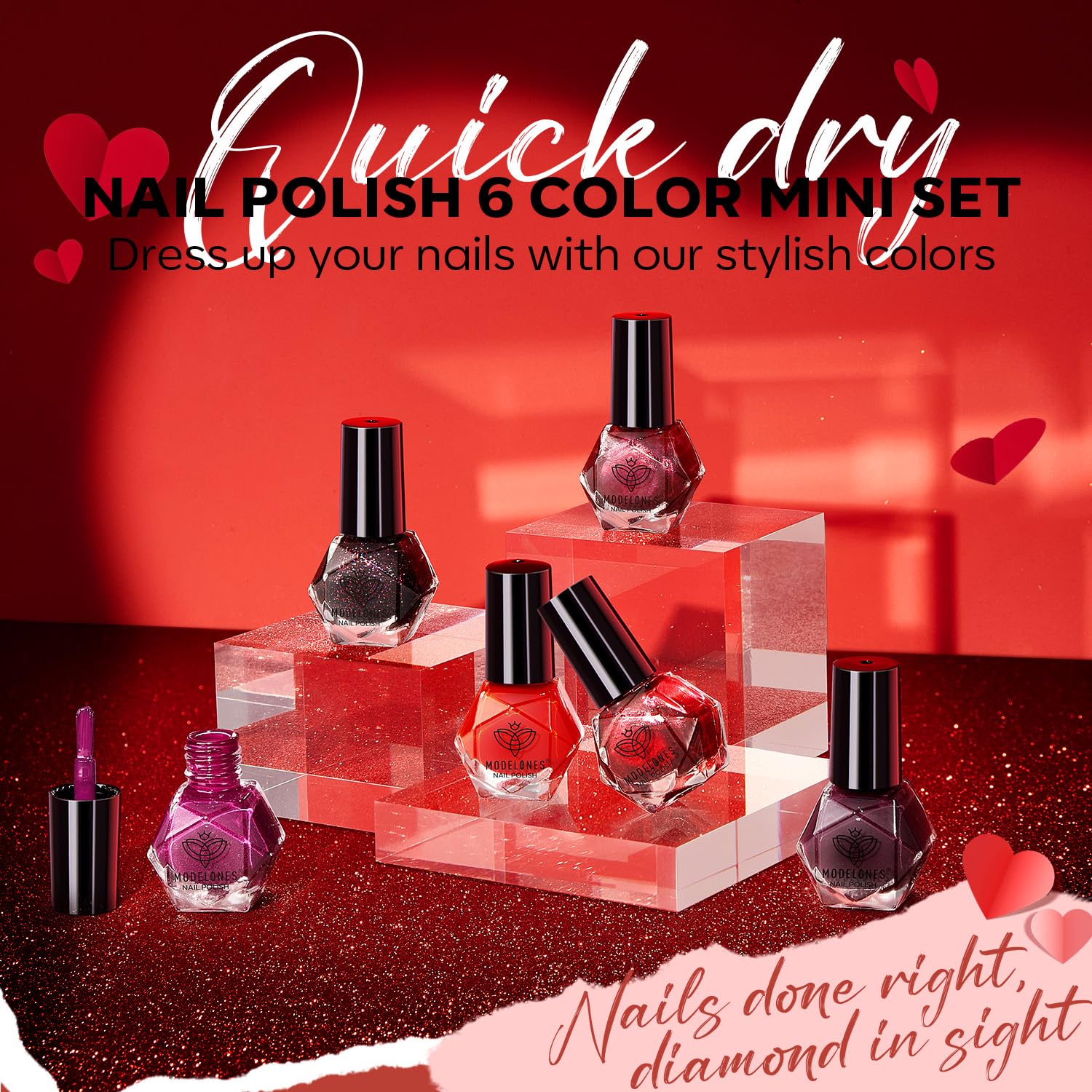Modelones regalo mini para nail art y manicura en casa.