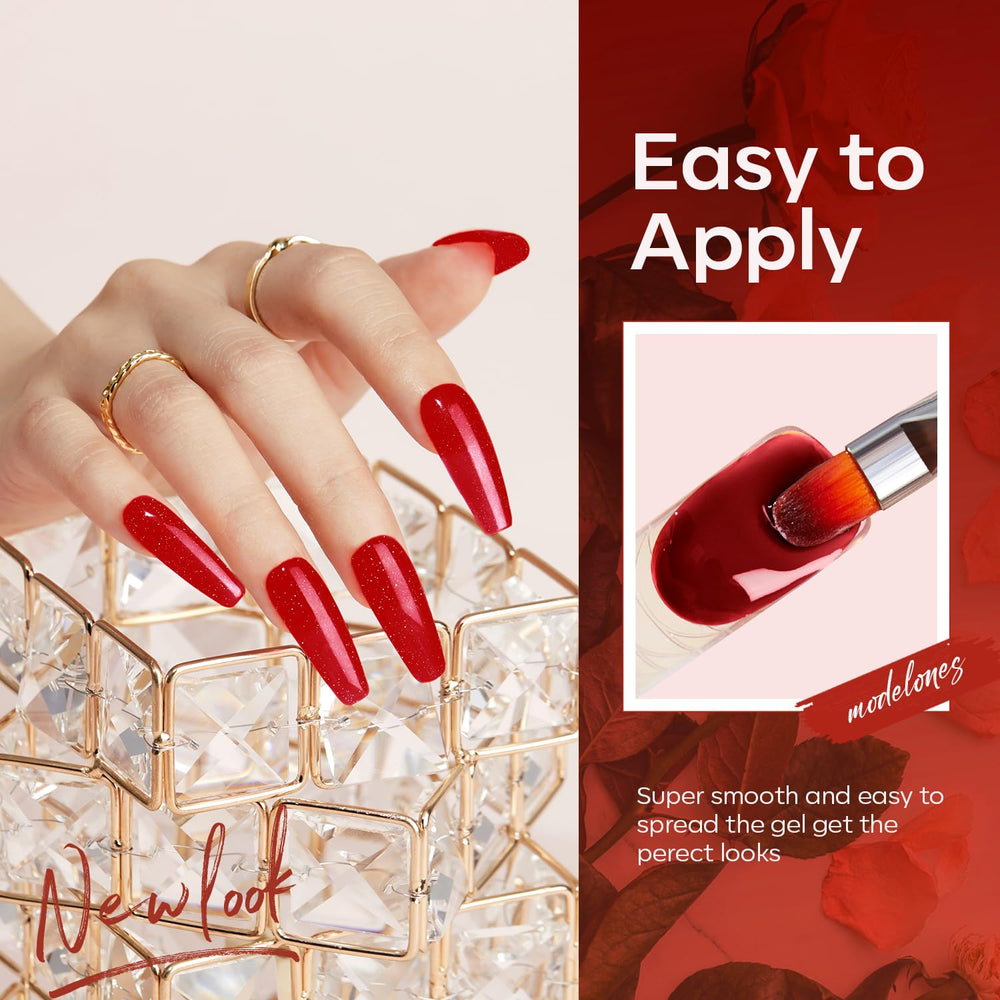 Retirada fácil de gel poligel con lima o pulido para cambiar estilo.